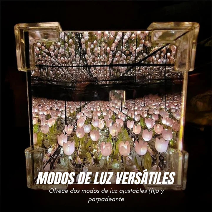 Lámpara de Tulipanes Eternos